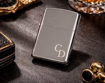 Engraved Stainless Steel Lighter , Groomsman Gift, present for men Personalized Item