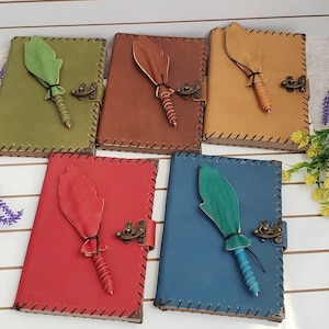 1 pcs  Personalized Leather Journal, Custom Notebook, Leather Gift, Leather Diary, Traveler's Notebook