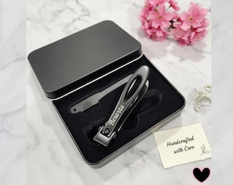 Personalized Extra Large Toe Nail Clippers: Heavy Duty Stainless Steel