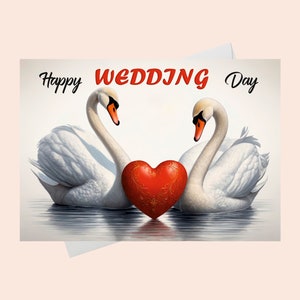 Wedding Day Card/DIGITAL Download/Printable Wedding Card/Printable Card