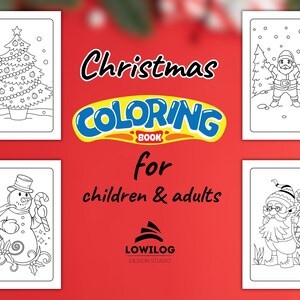 Christmas Coloring Book: Festive Snowmen Activities (PDF Printable)