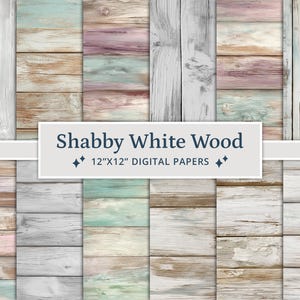 25 texturas de madera blanca desgastada, papeles digitales con fondo de madera, fondos de madera, fondo digital de madera, texturas de madera, texturas de madera