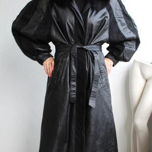 Vintage Leather Puffy Sleeve Jacket - Etsy