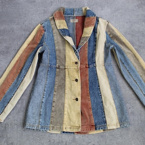 70s Patchwork Jacket - Etsy