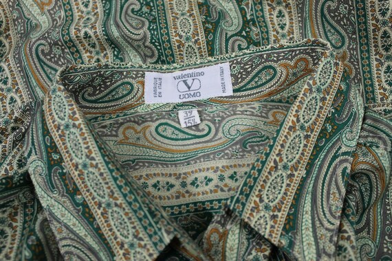 VALENTINO】1990s Paisley Pattern Shirt