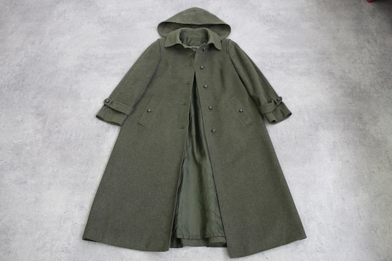 70er Kapuzenmantel Trachten Wolljacke Österreichisch Deutsch