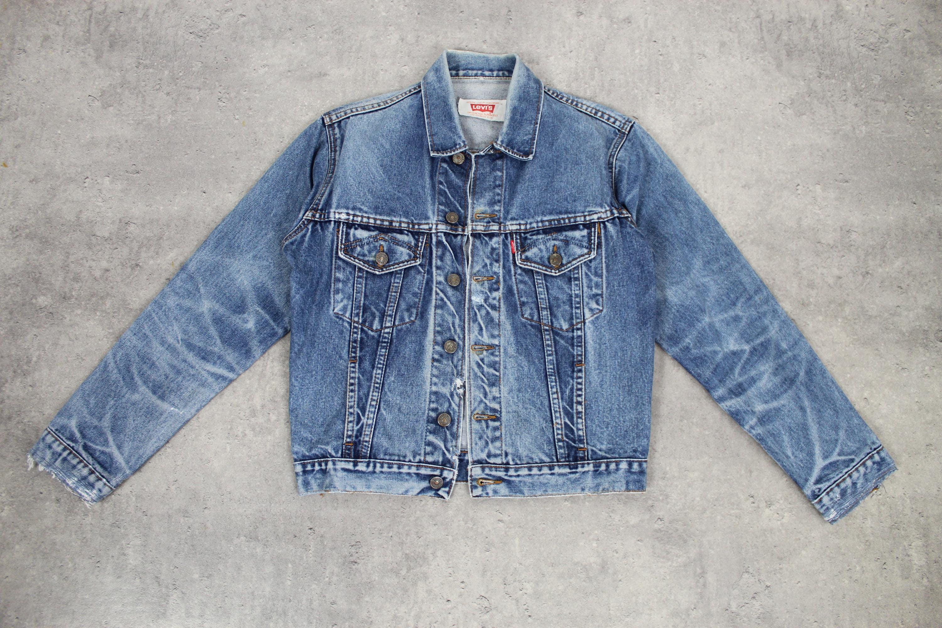 Levi Denim Jacket Silver Button