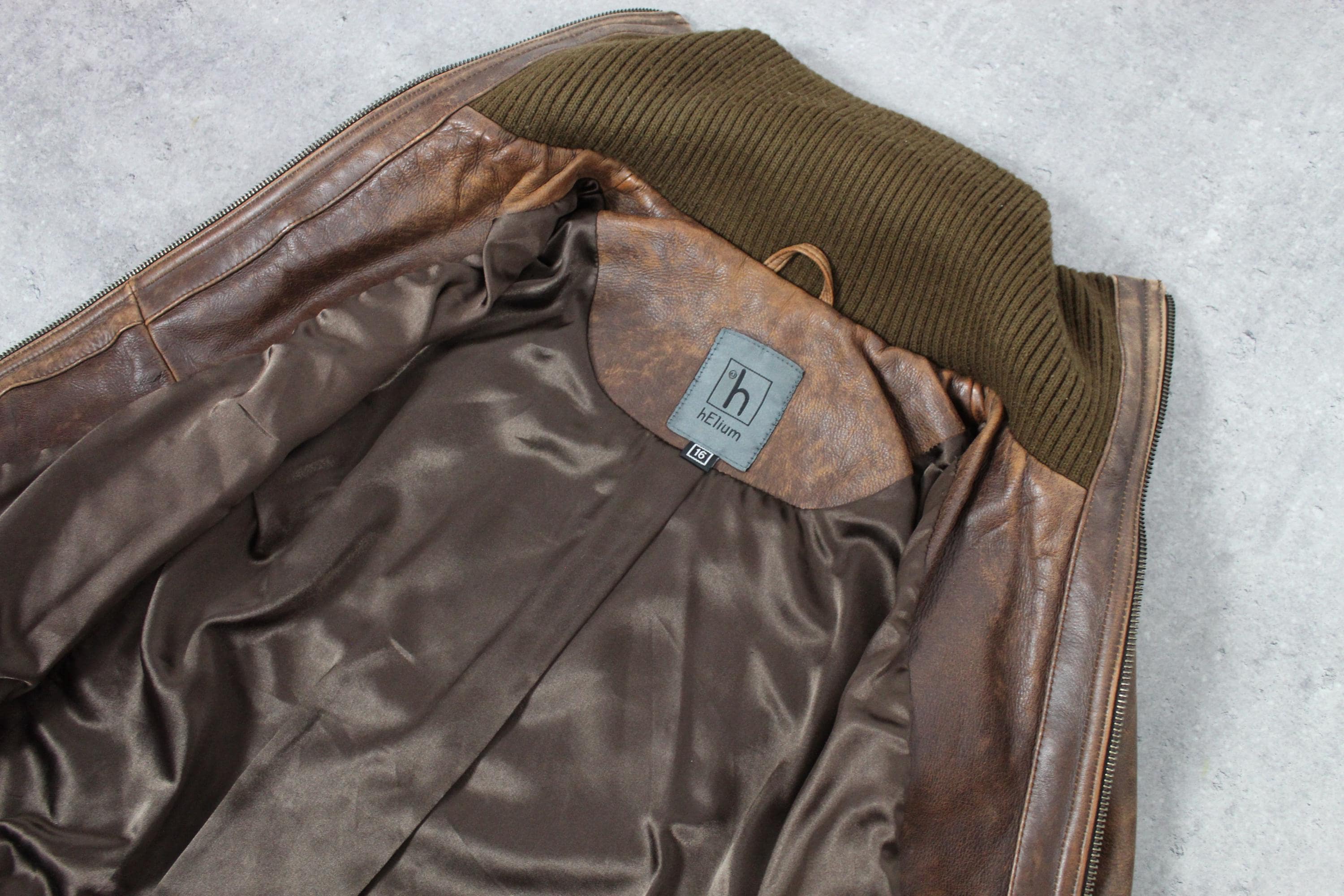 leather jacket brown archive y2k エディ期似 Vintage Y2K Leather Jacket Brown Distressed 2000s Jacket Cropped