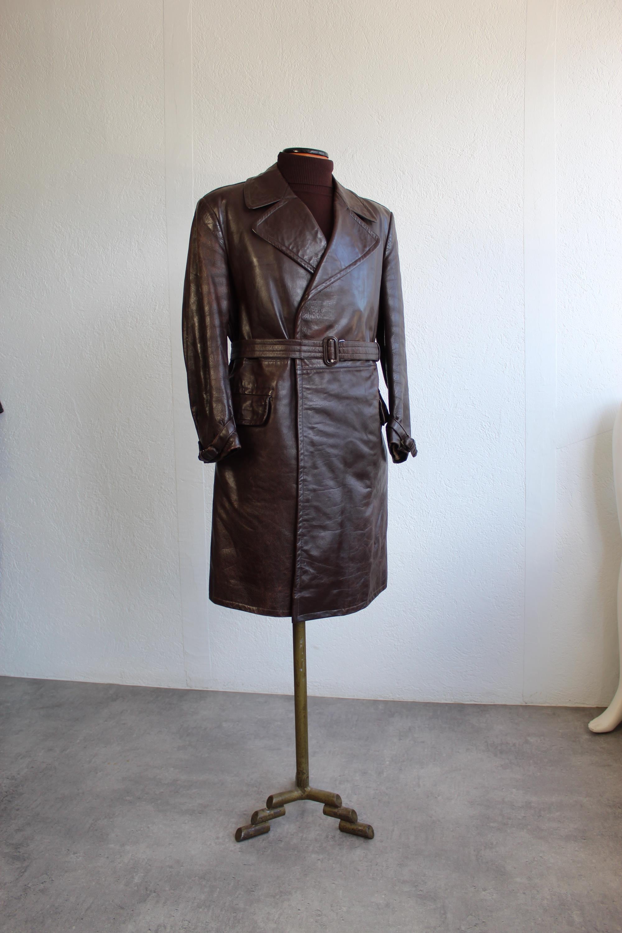 【サト】Germany Longcoat Vintage サト】Germany Longcoat Vintage Mens Black German Military