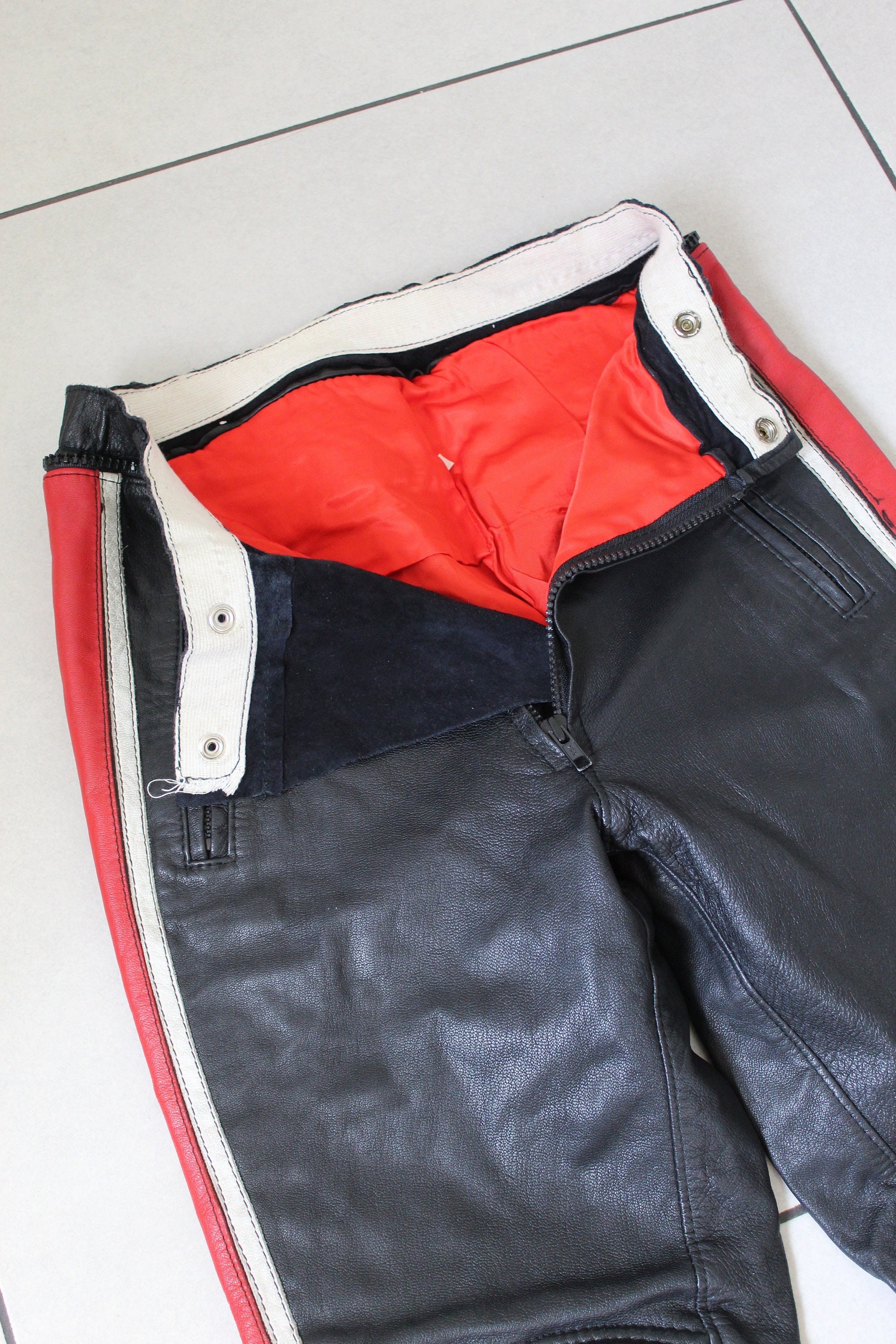 パンツ 80s DROSPO motorcycle leather pants OPTI 80s DROSPO motorcycle leather pants OPTI