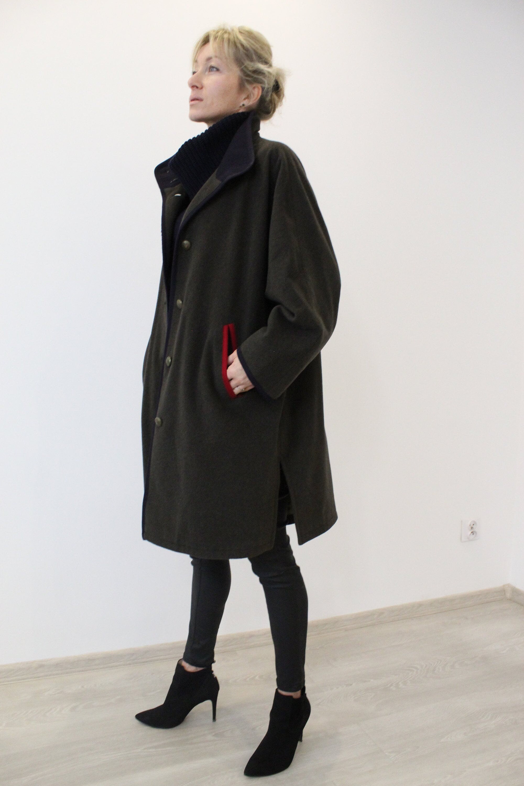 WOOL GABARDINE FRONT DOUBLE JACKET – THE SHOP YOHJI YAMAMOTO