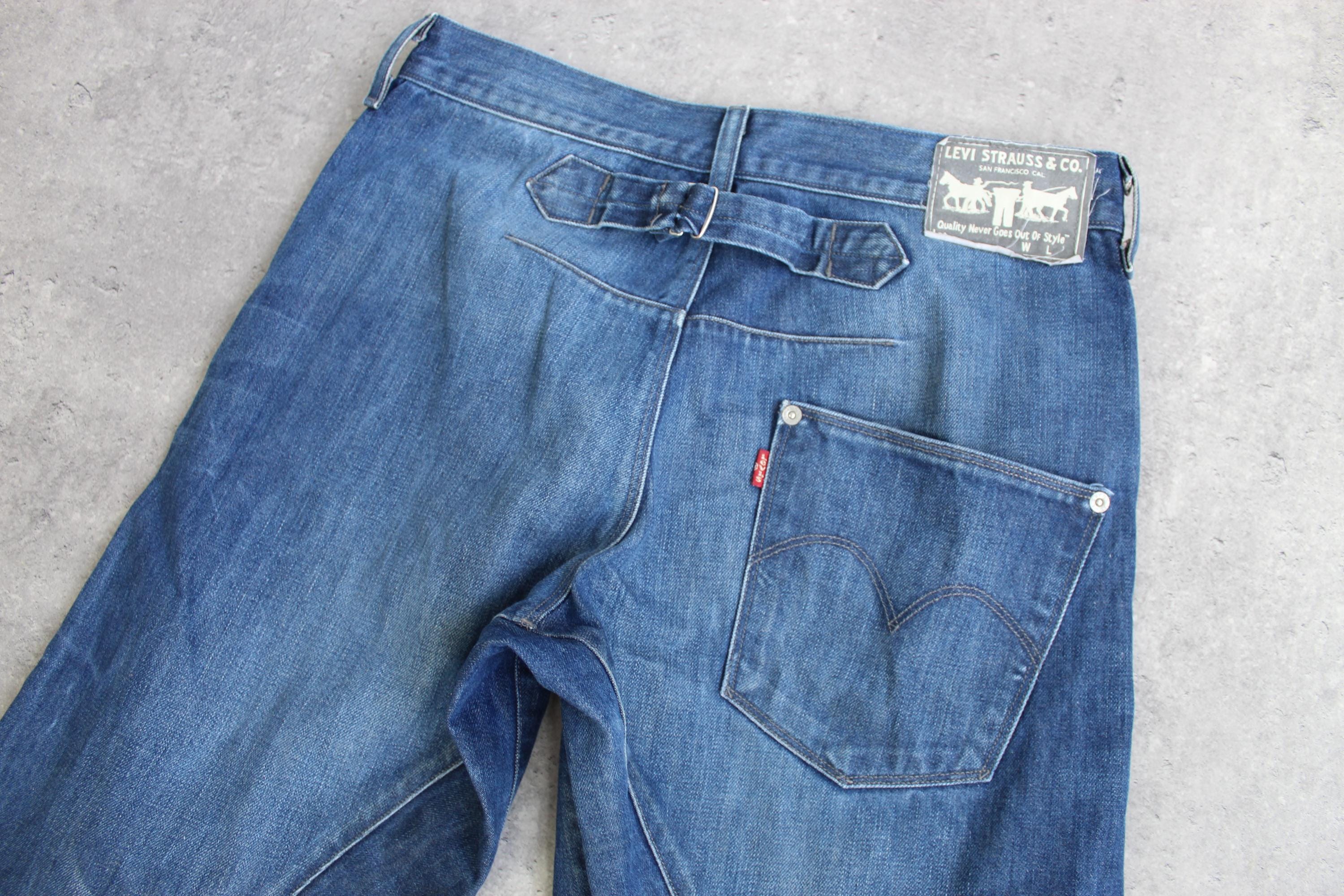 Vintage Levi's Engineered Denim Pants Levi Strauss Twisted Jeans