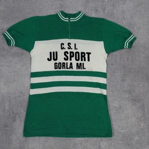 Maillot vintage retro cyclisme laine 80s taille S neuf Annecy