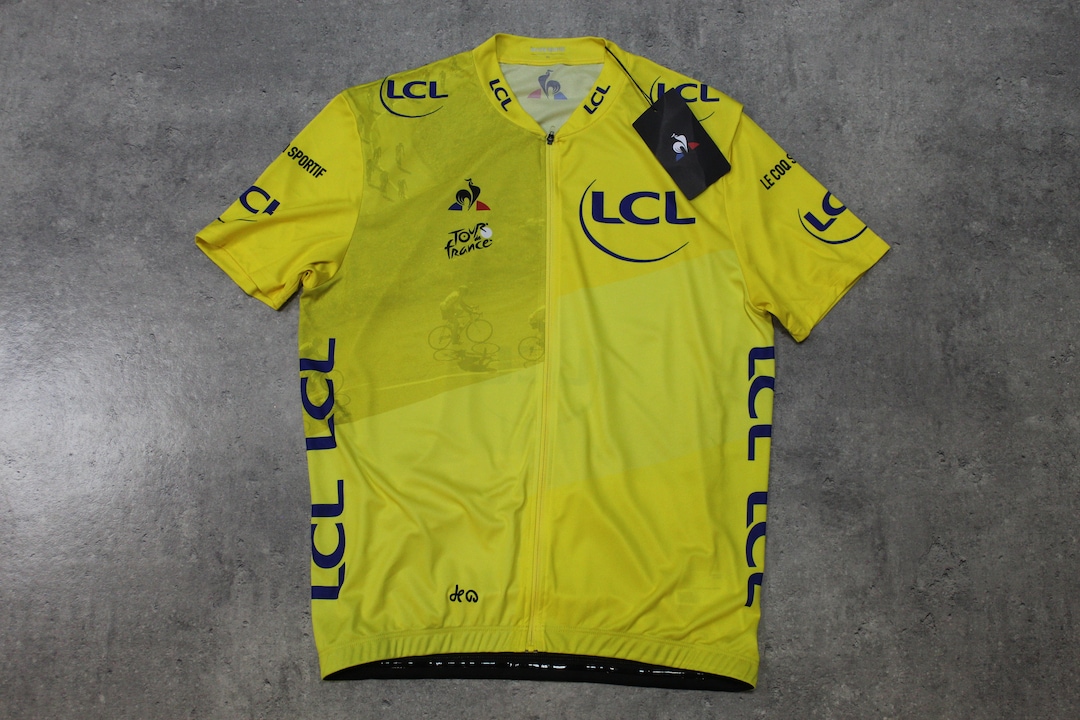 Maillot Cycliste Vintage SYSTEME U (1986-88) - Taille 2 (M) - Fignon - Eroica - Très Bon état