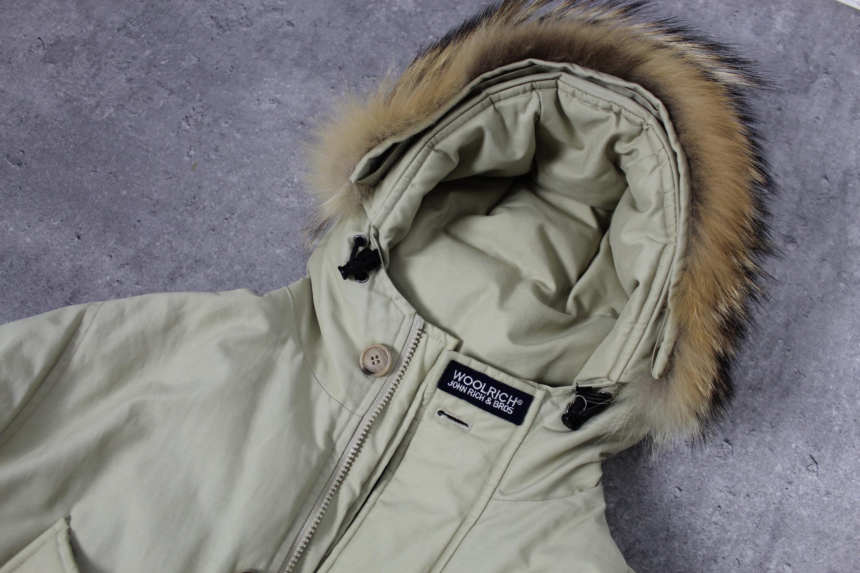 Vintage Woolrich Duck Down Beige Parka Winter Jacket Mens Extra 