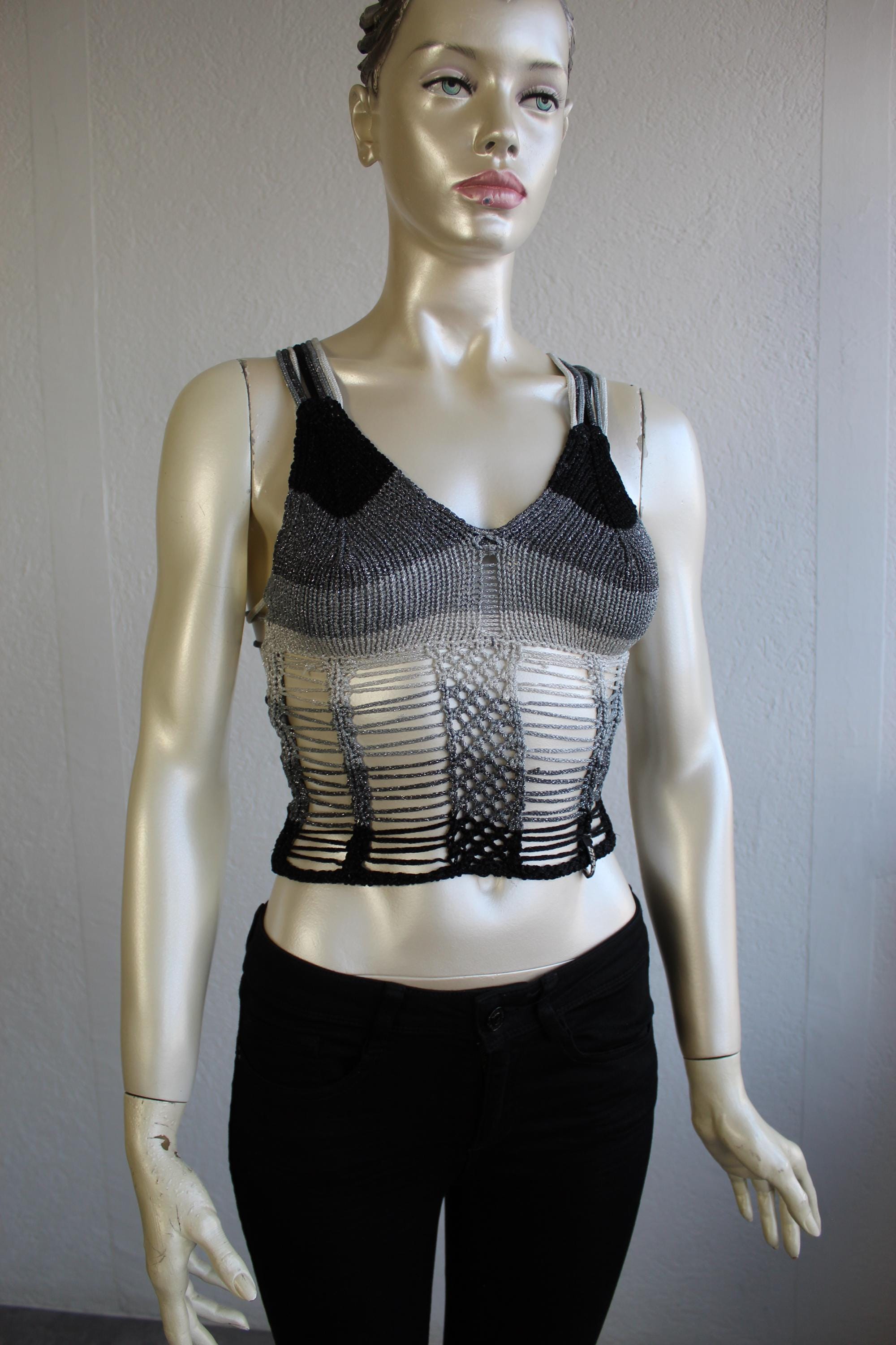 Miss Sixty Mesh Top - Etsy Canada