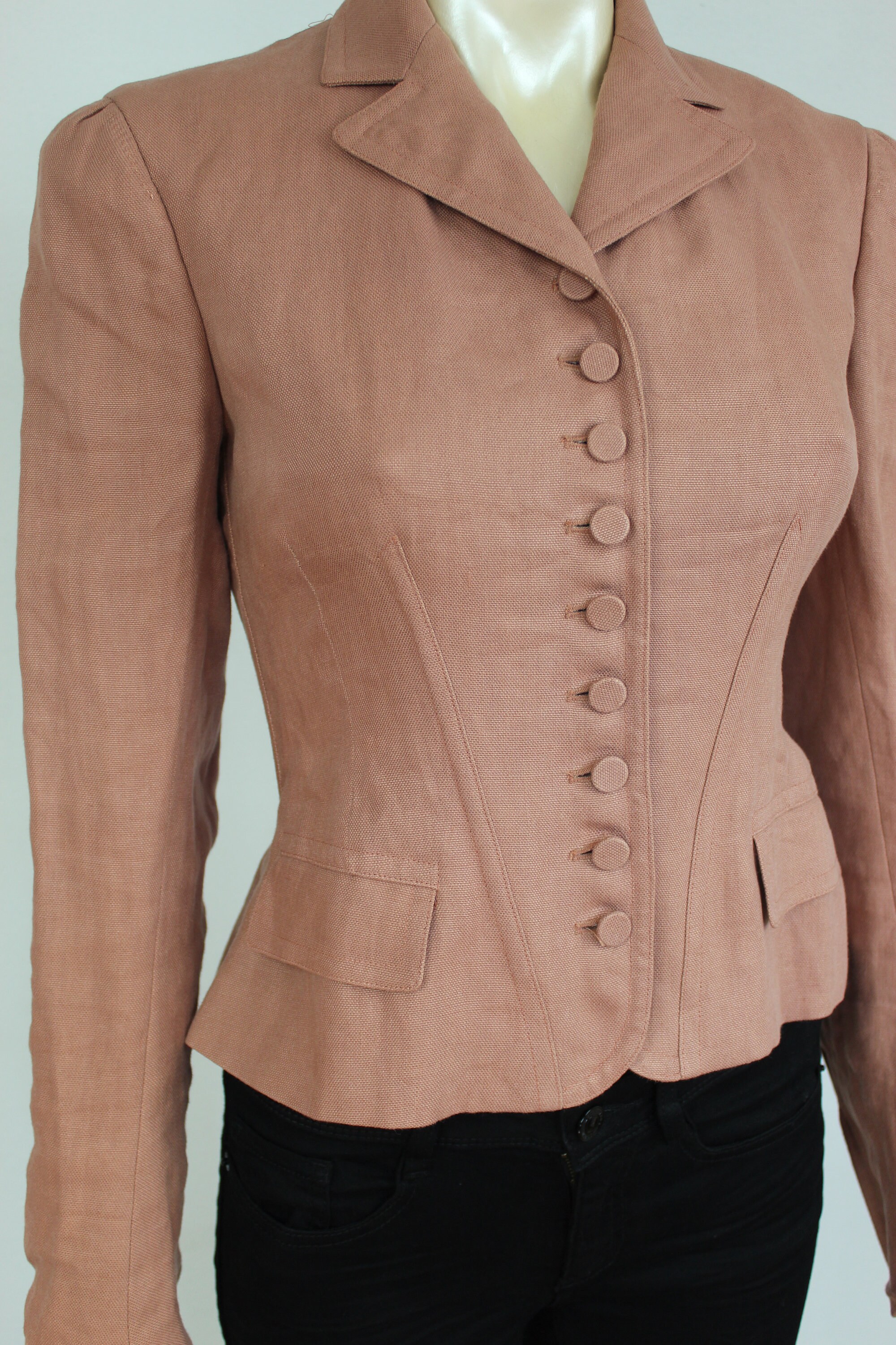 Ralph Lauren Pink Jacket Basquine Style Equestrian Jacket Horse Riding ...