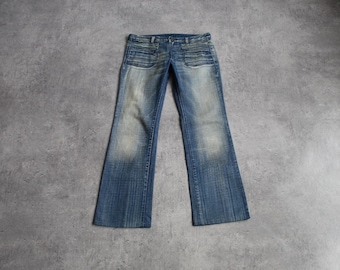 Vintage Diesel Vixy Flare Low Rise Bootcut Denim Jeans / Flared