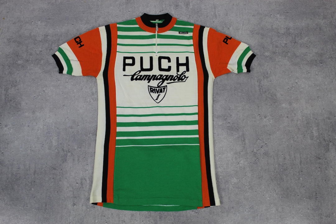 Maillot Cyclisme Vintage Campagnolo – Années 80 – Occasion