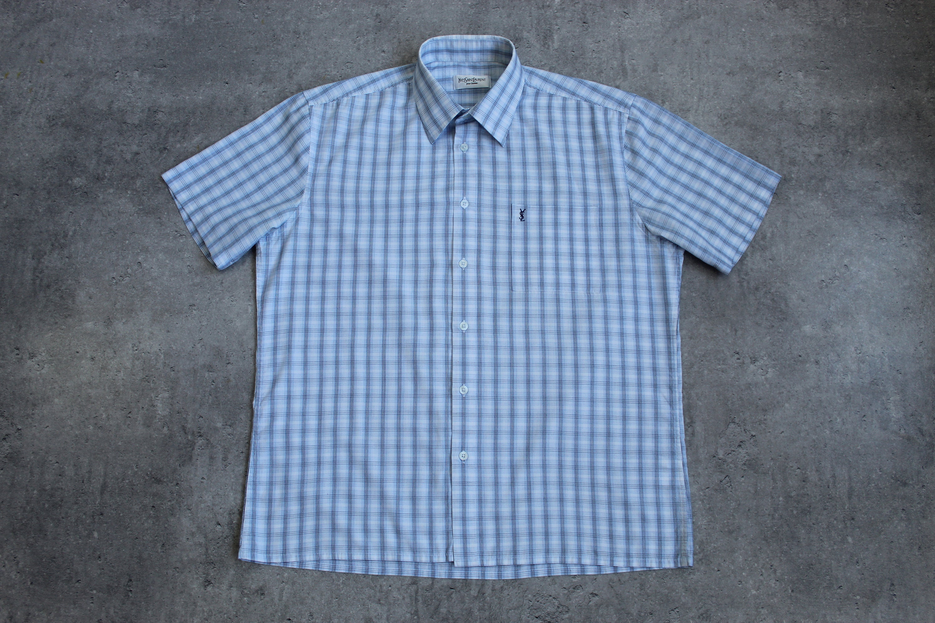 00s vintage 02ss open collar shirt（2000s Collared Shirt - Etsy）