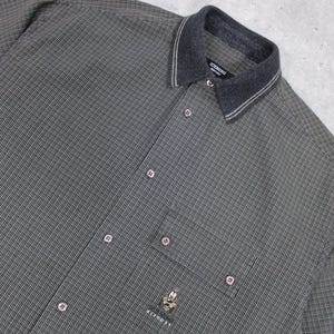 Camicia con bottoni sulla storia dell'Iceberg VINTAGE anni '90 Camicia grigia Plutone Disney manica lunga media