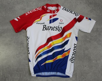 Maillot Cyclisme Vintage Team Banesto – Nalini Campagnolo – Taille Unique