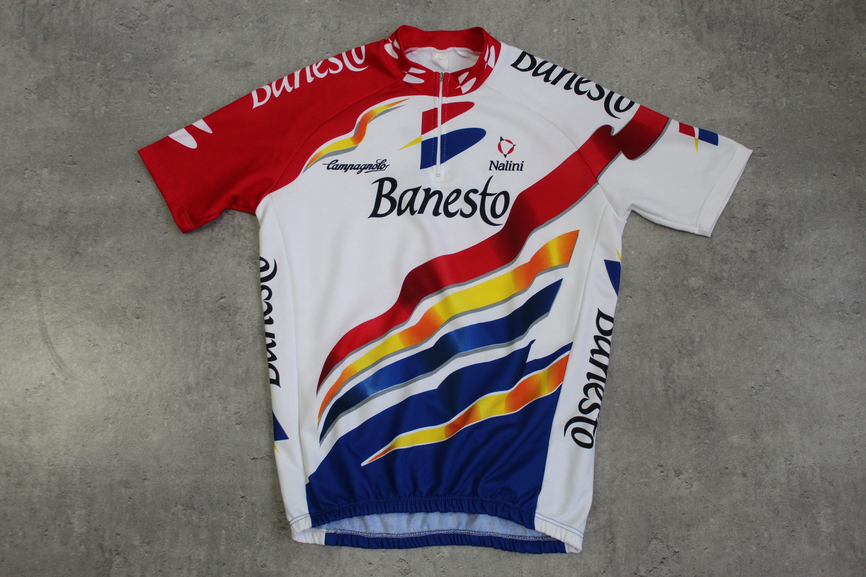 Maillot Cyclisme Banesto Nalini Taille XXL Vintage Occasion