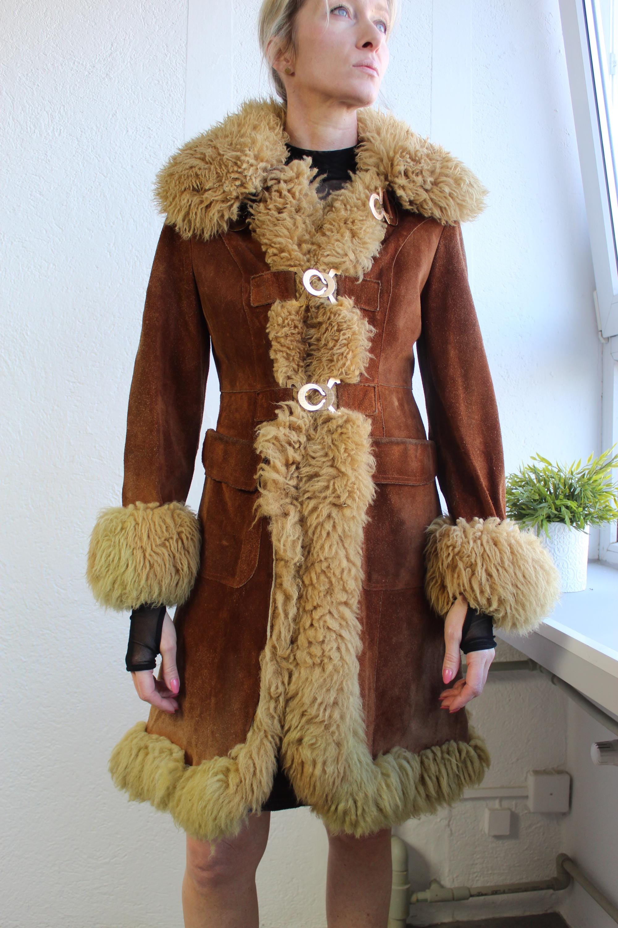 Lamb Fur Penny Lane Coat - Etsy Denmark