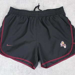 Rare Vintage Nike Team Gear Little Devil Shorts Black Jogging Shorts Running Retro Shorts Gym Shorts 90s Vintage Elastic Waist Extra Small