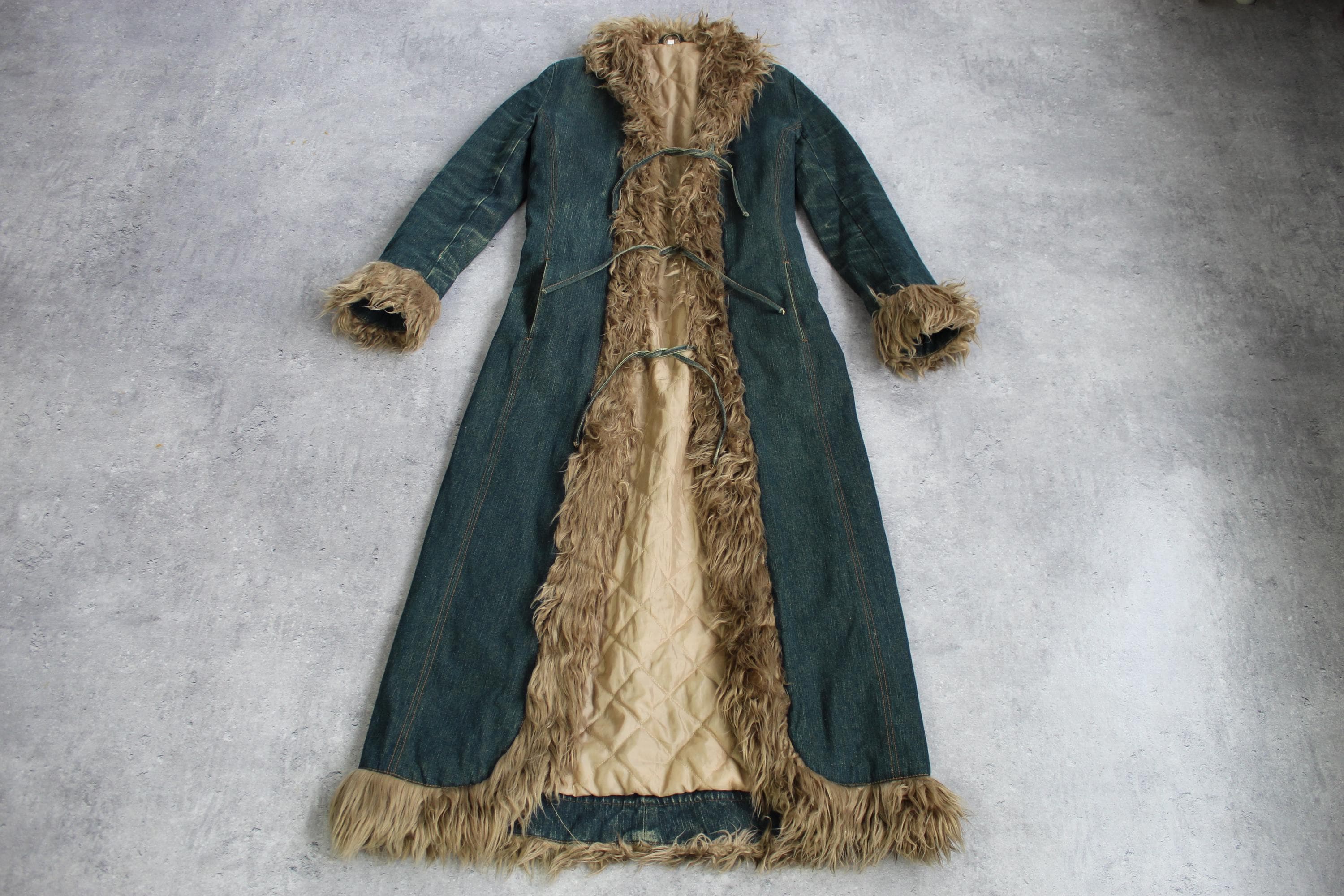 the toe Lane fur coat サイズM Tourmaline Mink Coat- Size L – VintageFurs