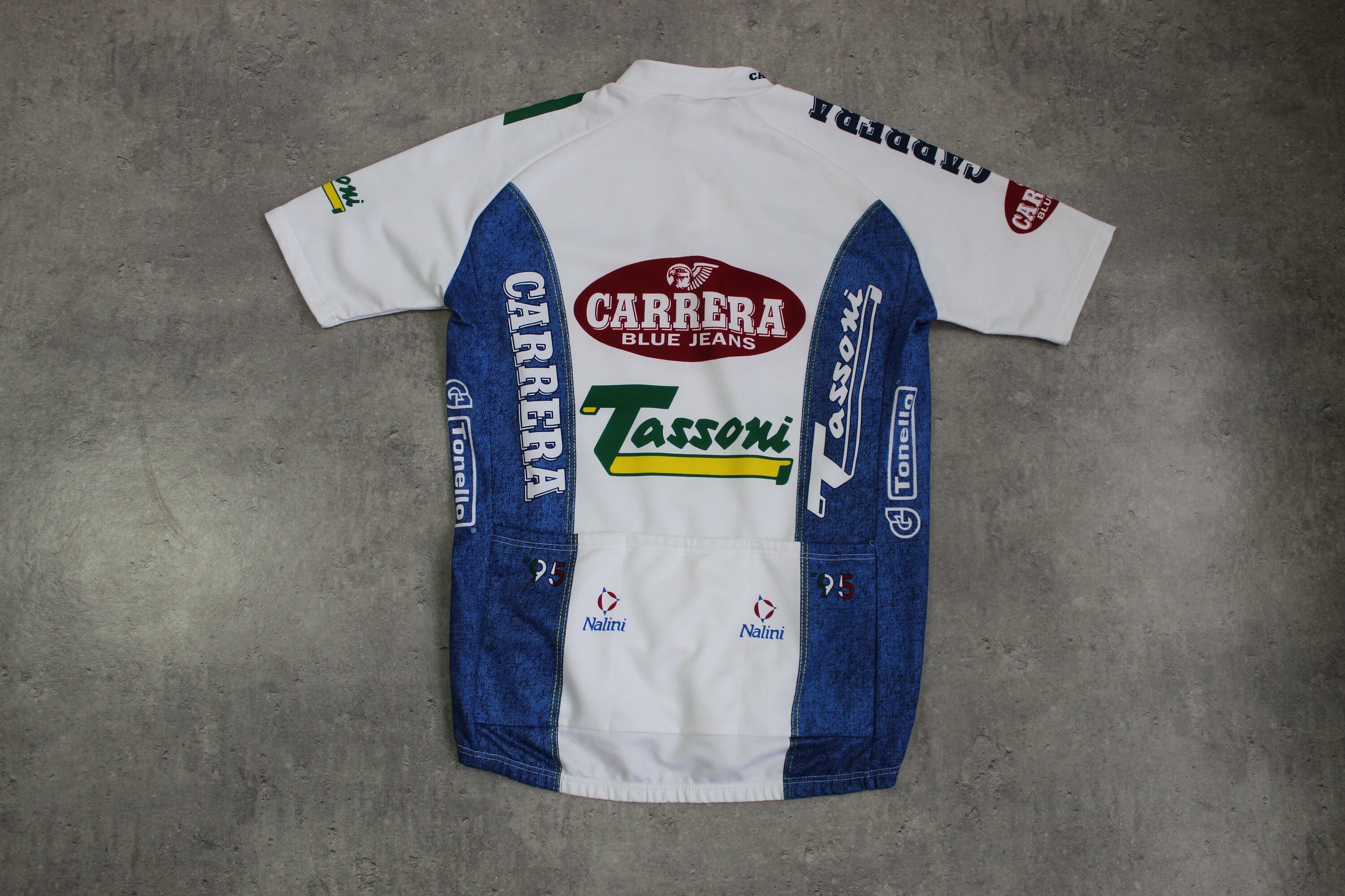 90s CARRERA JEANS 1992年 サイクルジャージ Vintage 1992 Carrera Jeans Cycling Team Riding Jacket Jersey