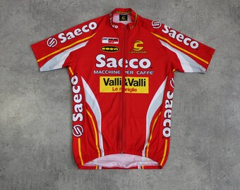 Maillot Cycliste Cannondale Piranha Vintage – Fabriqué Aux USA, Taille L Homme