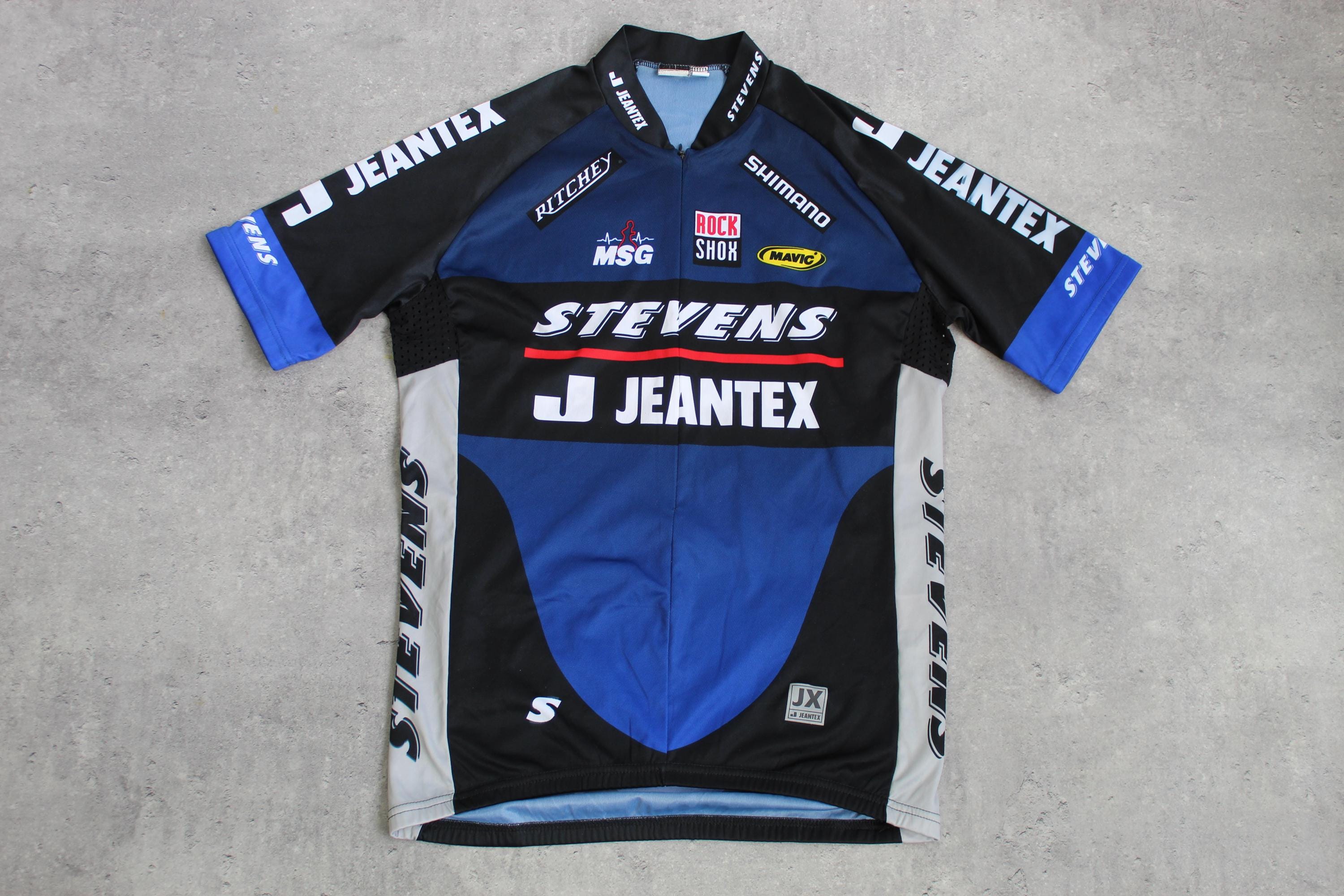 Maillot De Cyclisme Shimano Homme/femme – Bleu, Taille L, 100% Polyester, état Excellent