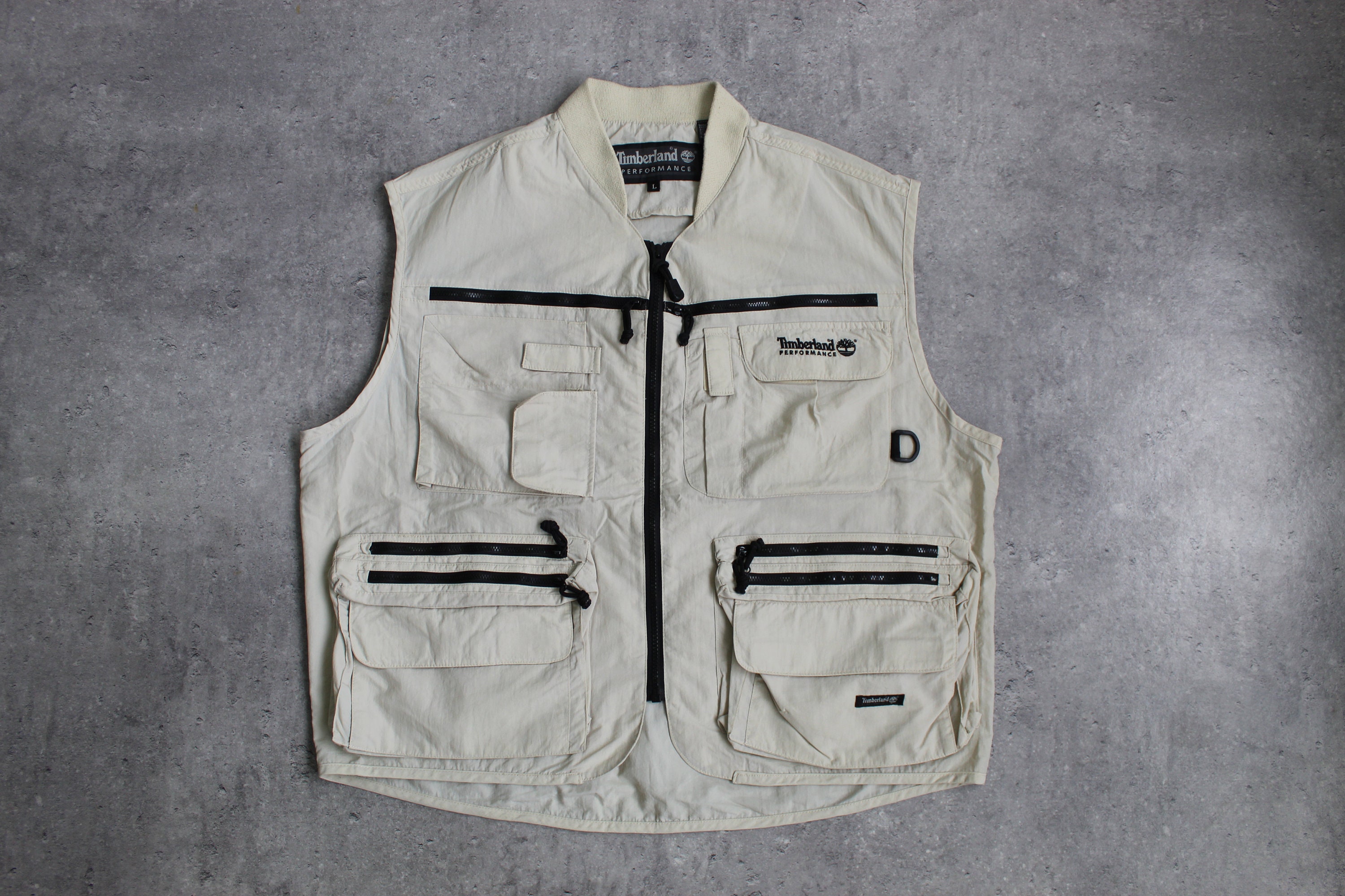 Timberland Gilet Multitasche Vintage Anni 90 Gilet Cargo Pesca Top Caccia Tattico Ritagliato Multitasca Taglia Piccola Media Etsy Italia
