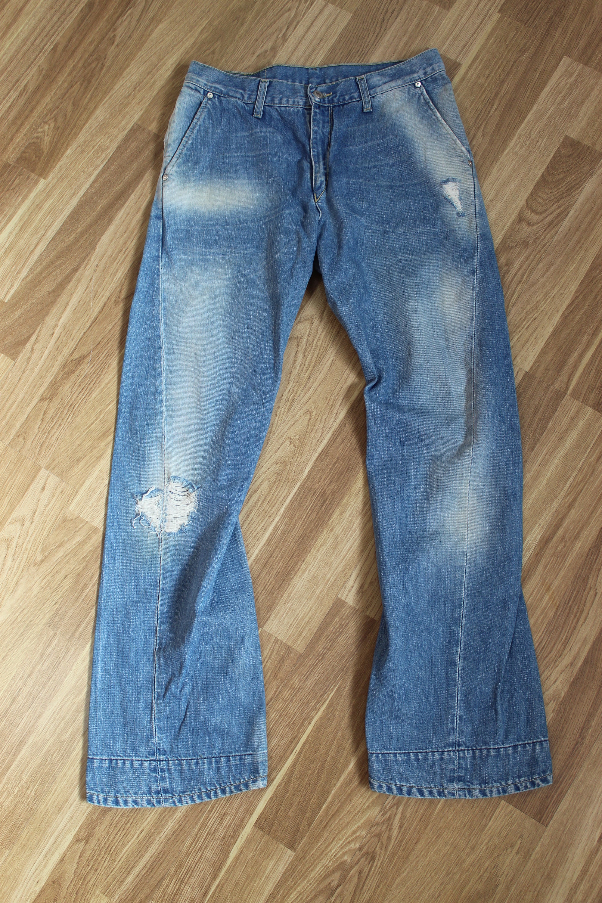 希少！Levi's ENGINEERED JEANS LOOSE 32×32 Vintage Levi's Engineered Denim Pants Levi Strauss Twisted