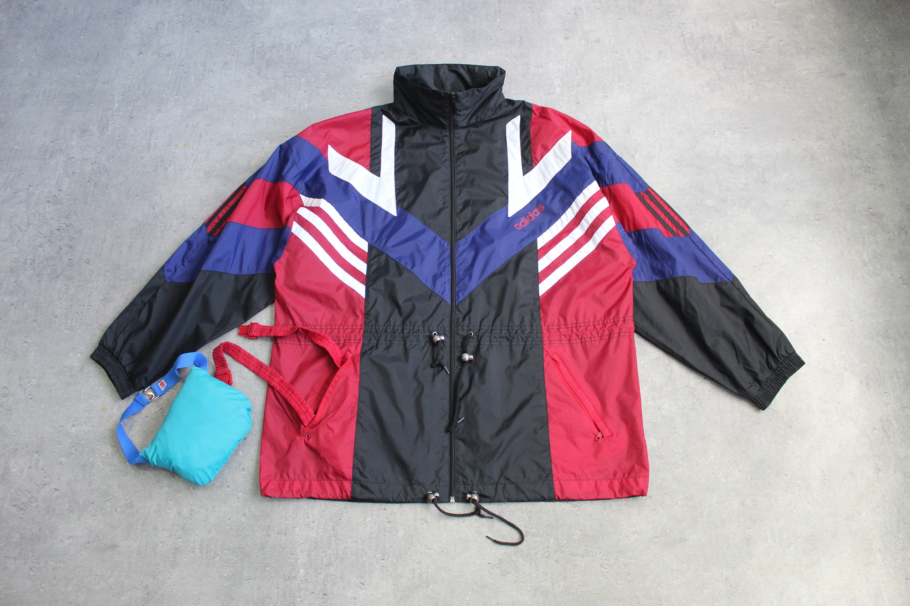 Vento Giubbino Estivo Uomo Adidas Giacca ADIDAS Impermeabile