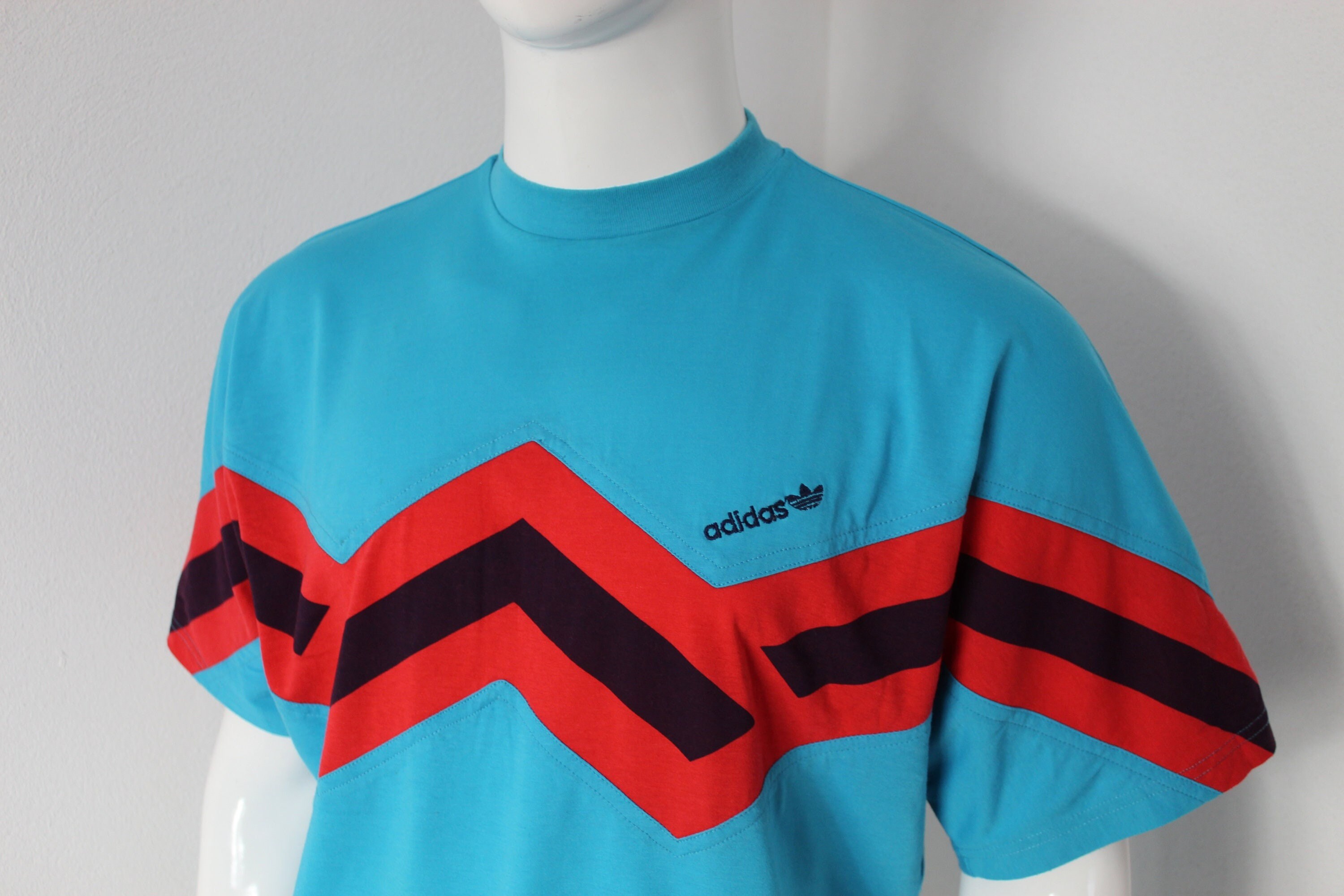 90's adidas tシャツ adidas アディダス Tシャツ L センターロゴ プリントロゴ USA製