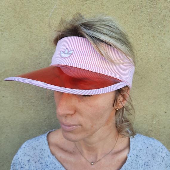 pink adidas visor