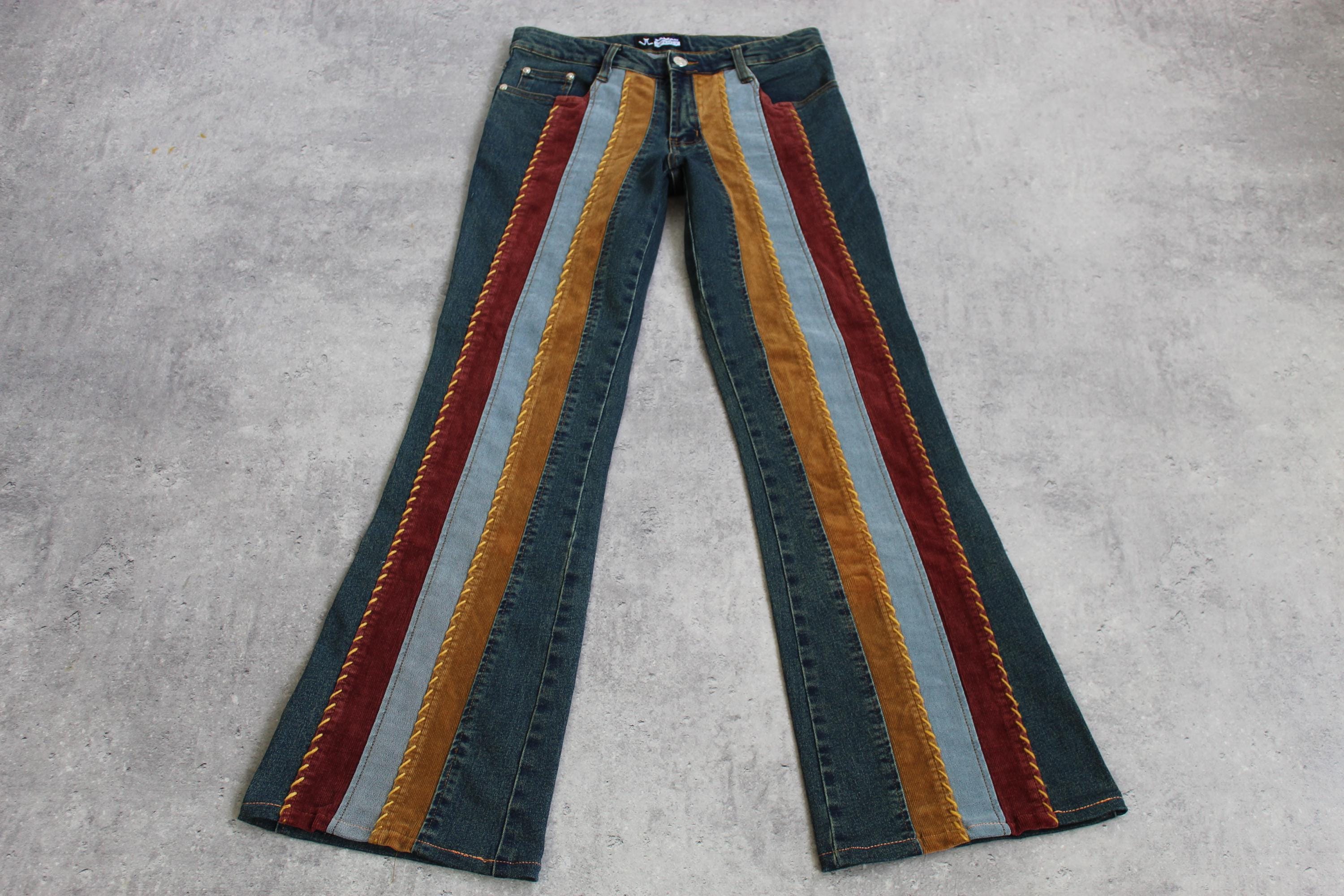 70s Striped Pants - Etsy