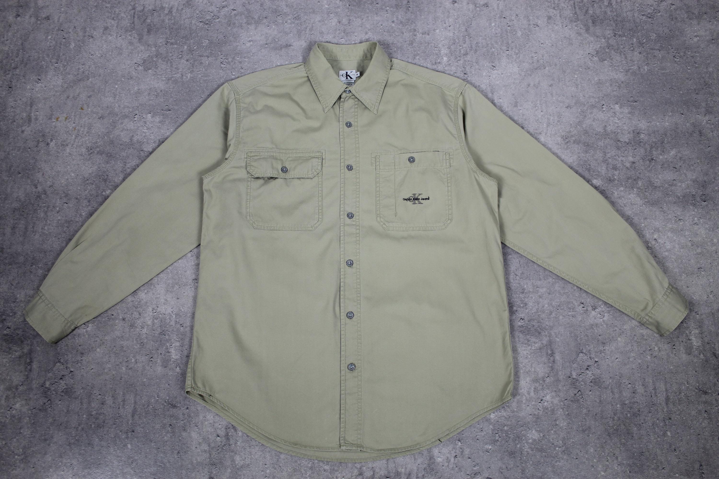 slim fit dress slacks Richard James Classic Twill Shirt Sage Green main image 0