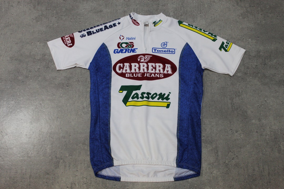 90s CARRERA JEANS 1992年 サイクルジャージ Vintage 1992 Carrera Jeans Cycling Team Riding Jacket Jersey