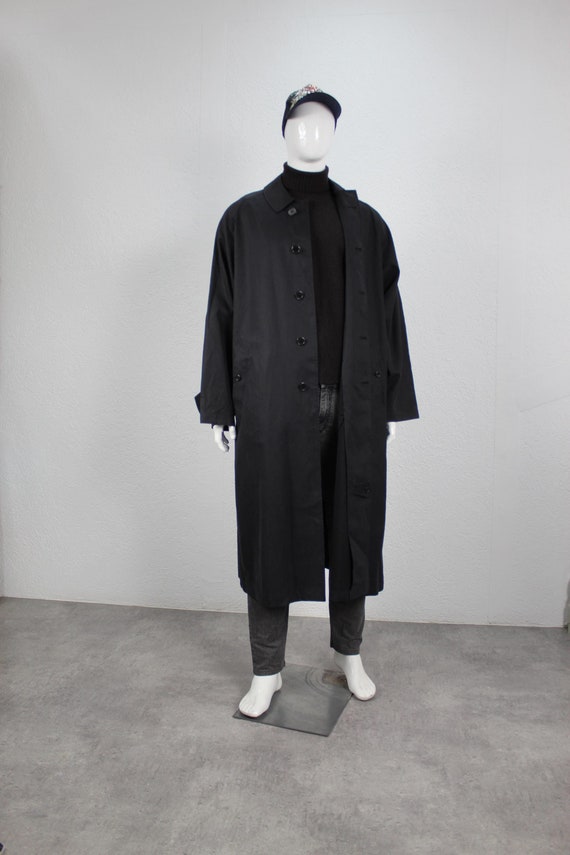 ラルフローレン ブラック トレンチコート イタリー製 ビンテージ