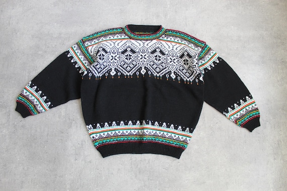 【送料無料・60’s Vintage】NORDIC WOOL SWEATER VINTAGE - 【送料無料・60's Vintage】NORDIC WOOL SWEATERの