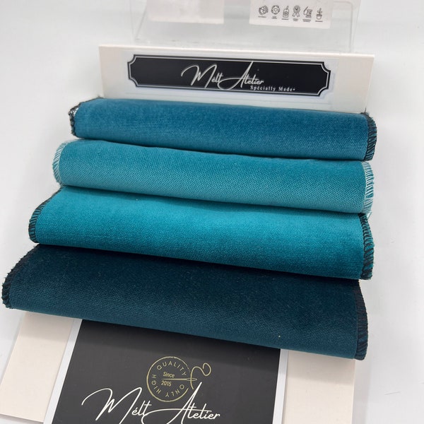 VENTE ! Tissu velours bleu sarcelle de luxe | Tissu d'ameublement velours | Tissu par mètre | Tissu velours de haute qualité | Velours premium | Option bleu sarcelle|