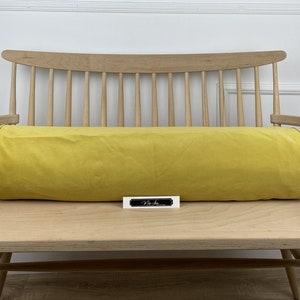 VERKOOP! Luxe citroengele fluwelen kussensloop | Sierkussenhoes | Kussensloop versterkt | Fluwelen yogakussenhoes | Zachte stof