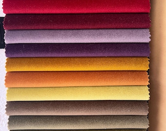 Alta qualità! Tessuto di velluto di lusso / Tessuto di velluto per tappezzeria / Tessuto tagliato su misura / Tessuto di velluto di alta qualità / Velluto premium / 34 colori