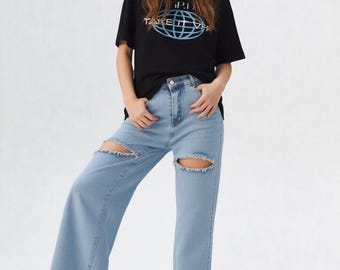 JASP.ER Take It Off Oversized Tee