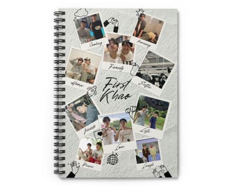 FirstKhao 6"x8" Spiral Notebook - Ruled Line