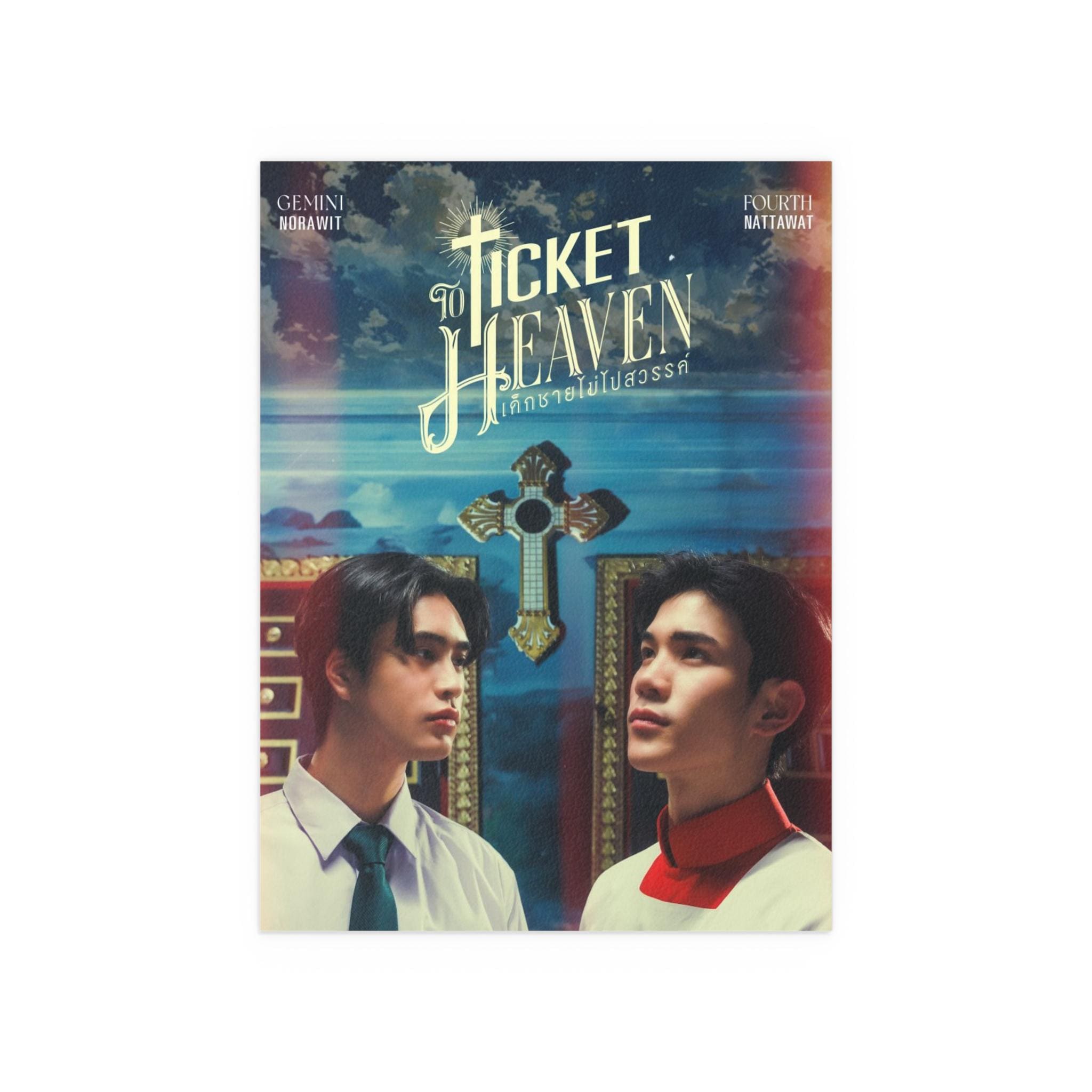 Geminifourth A Ticket to Heaven Indoor and Outdoor Silk Posters - Etsy