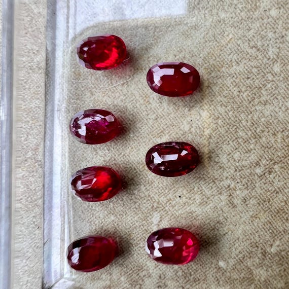 Natural unheated untreated earth mined ruby oval … - image 2